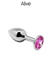 Pink jewelry metal plug M