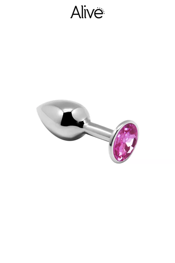 Pink jewelry metal plug S