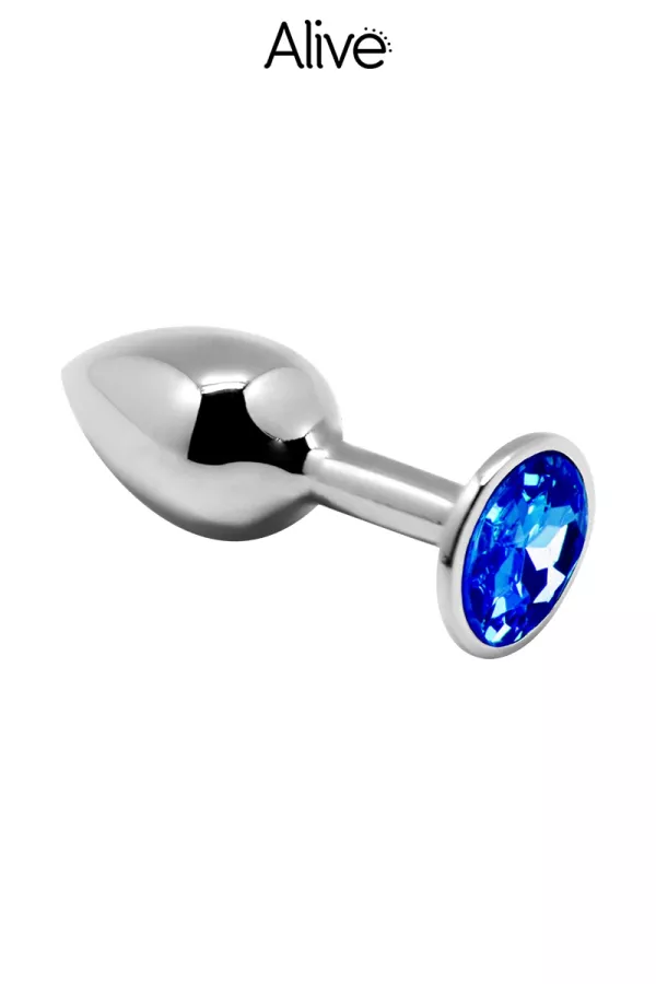 Blue jewelry metal plug L