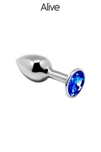 Blue jewelry metal plug M