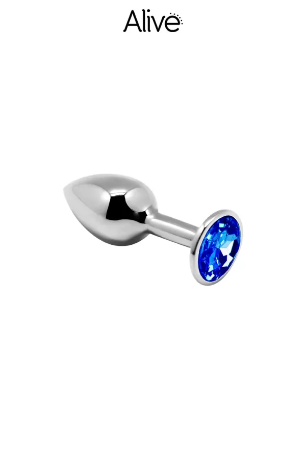 Blue jewelry metal plug S