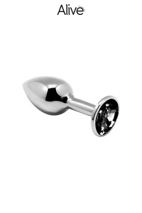 Black jewelry metal plug M