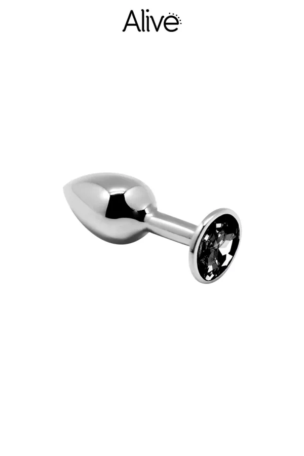 Black jewelry metal plug S