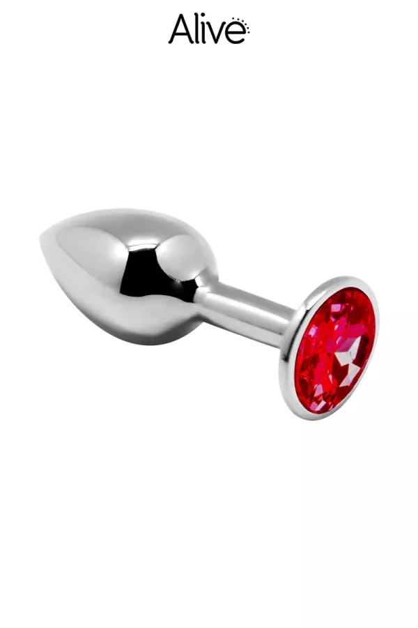 Red jewelry metal plug L