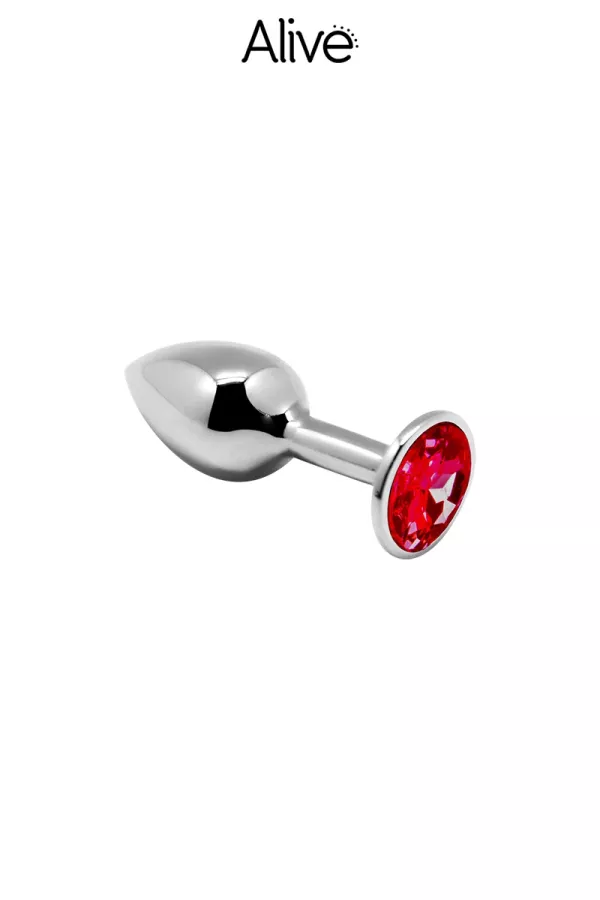 Red jewelry metal plug S