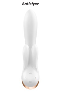 Coniglio vibrator Double Flex Bianco