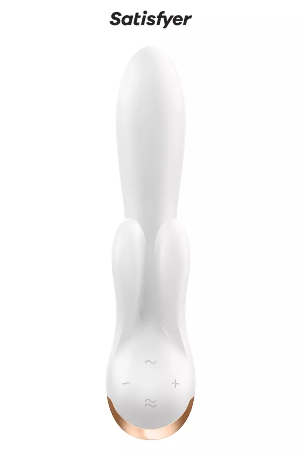 Coniglio vibrator Double Flex Bianco