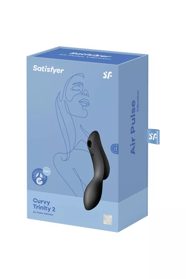 Curvy Trinity 2 Pulsluftvibrator schwarz