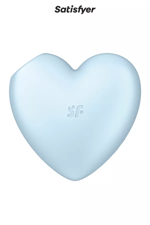 Double Stimulator Cutie Heart Blue