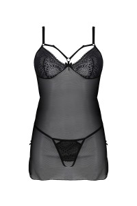 Babydoll Drosera and thong open - Passion ECO Collection