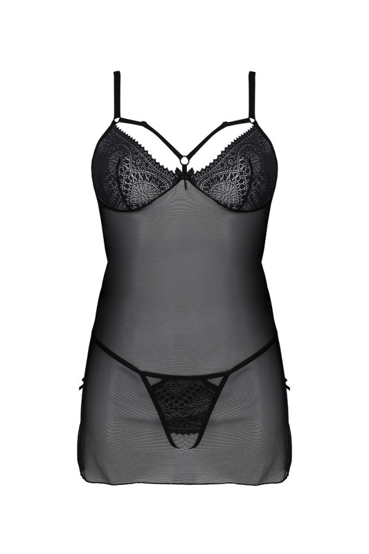 Babydoll Drosera und tanga offen - Passion ECO Collection