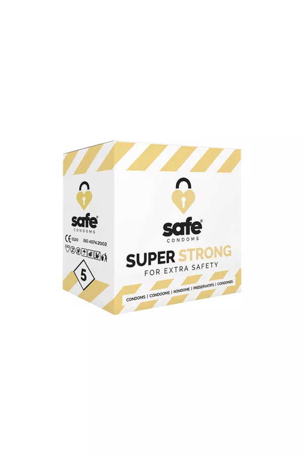 5 condoms Safe Super Strong