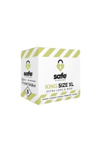 5 condoms Safe King Size XL