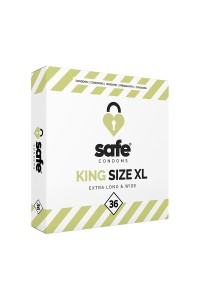 36 condoms Safe King Size XL