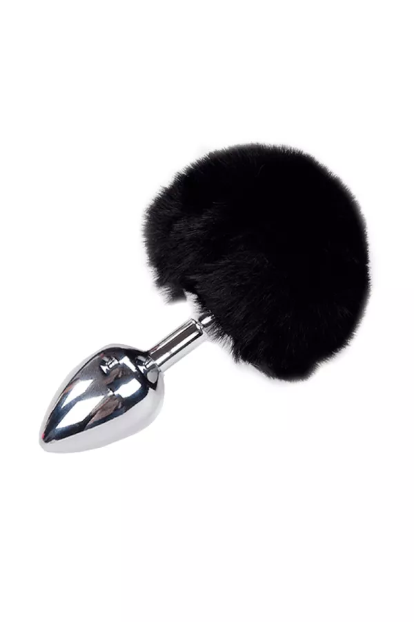 Fluffy M metal plug black