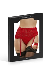 Red garter belt and string