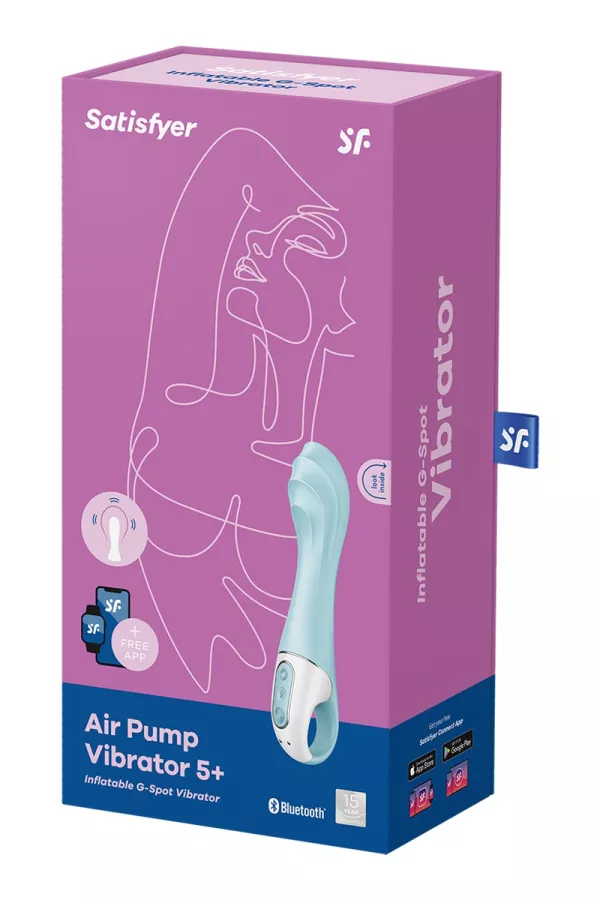 Aufblasbarer Vibra Satisfyer Air Pump Vibrator 5