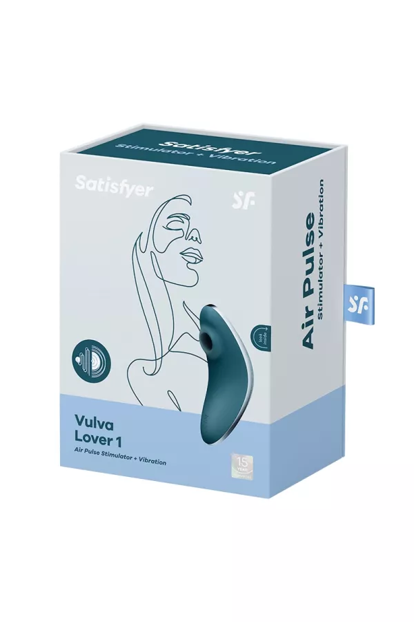 Double stimulateur Vulva Lover 1 bleu - Satisfyer