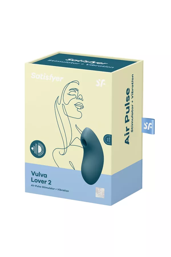 Vulva Lover 2 Doppelstimulator blau