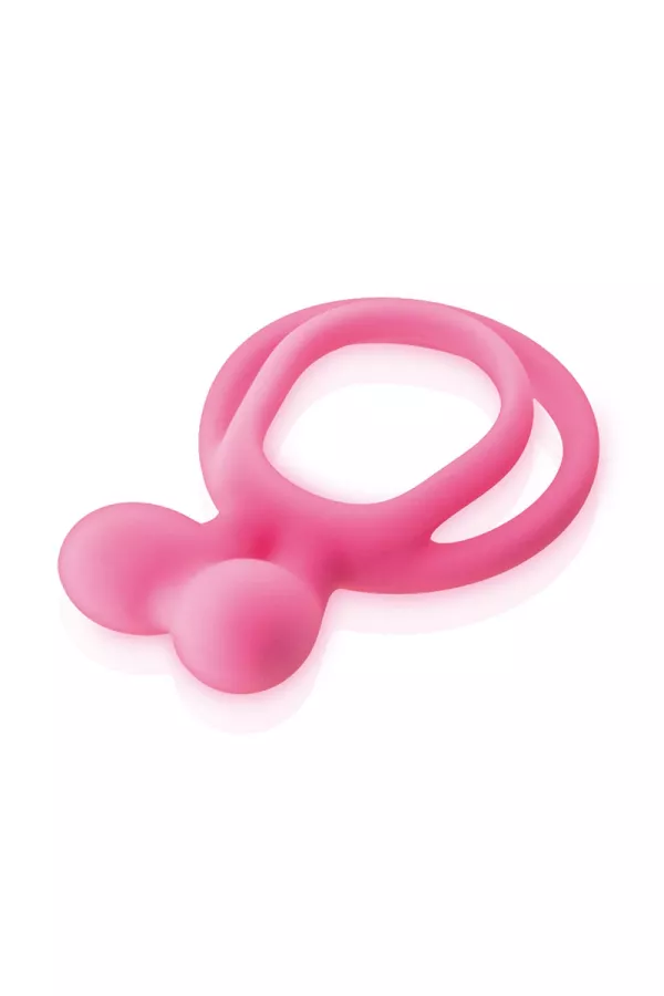 Doppel rosa Cockring