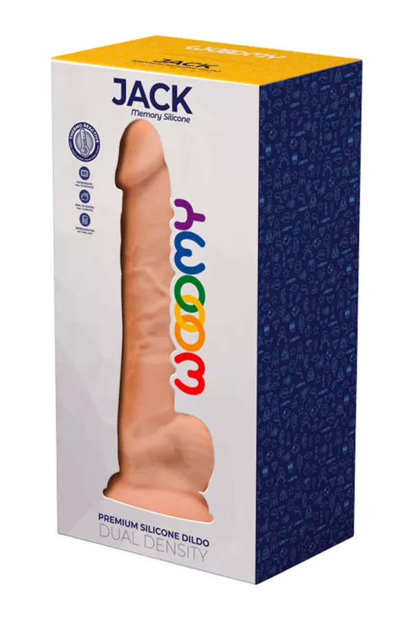 Double density silicone dildo Jack