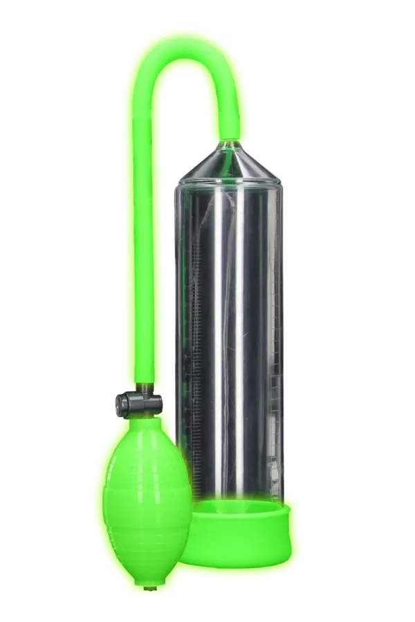 Classic phosphorescent penis pump