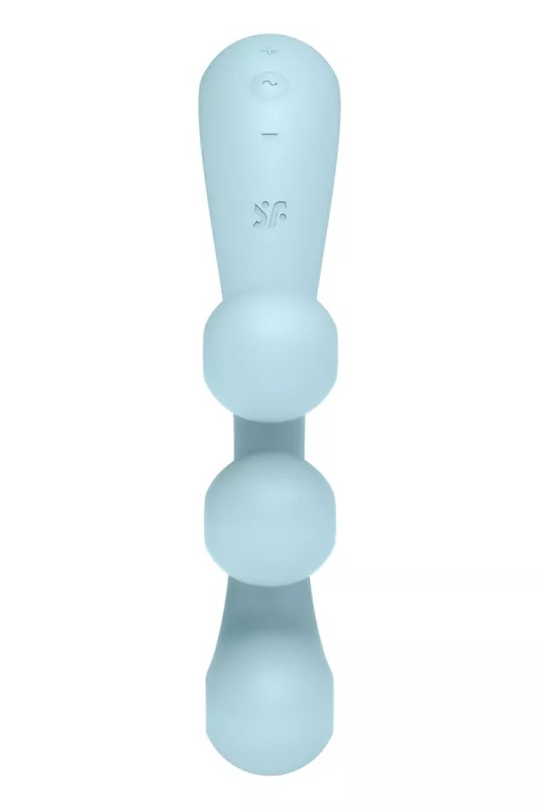 Multi-vibromasseur Tri Ball 2 bleu - Satisfyer