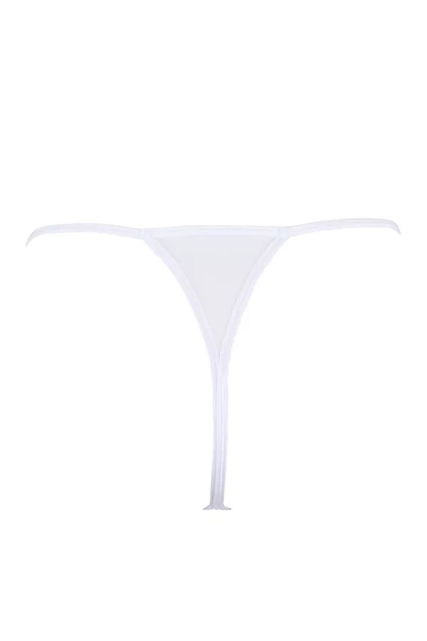 String blanc à clous dorés V-9798 - Axami