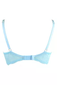 Reggiseno in pizzo blu V-10131