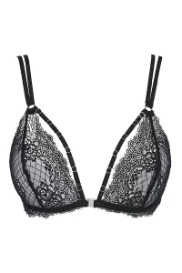 Bralette bra black V-10091