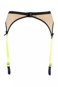 Porte-jarretelles chair et fluo V-10142 - Axami