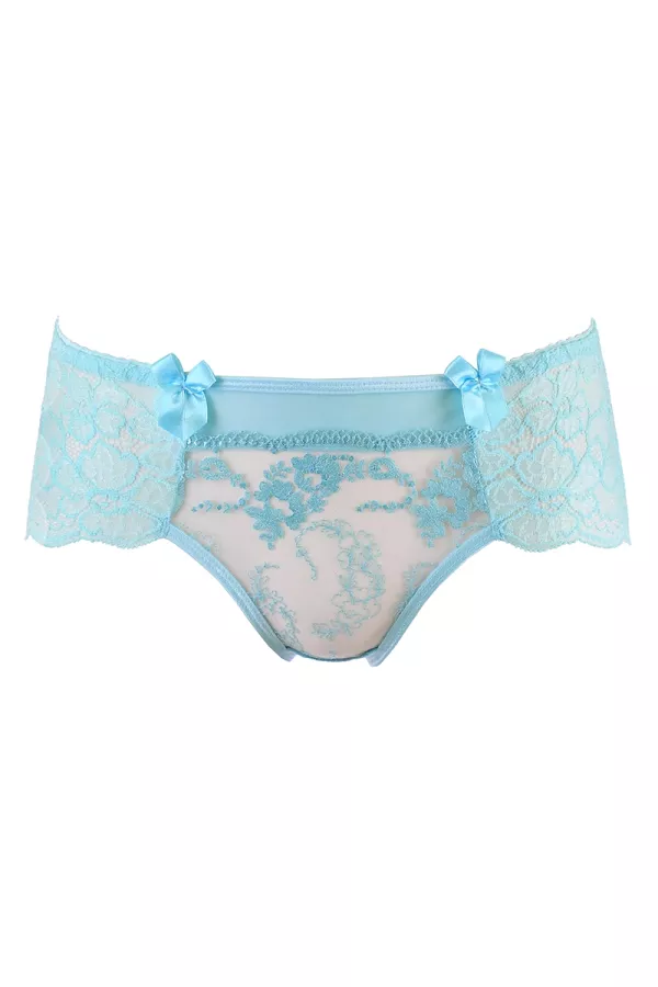 Blue lace pantiesV-10133