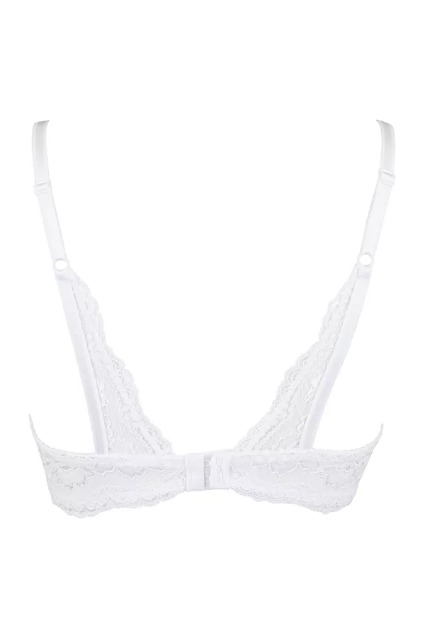 Soutien-gorge ouvert blanc V-9821 - Axami