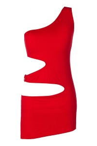 Robe rouge V-9249 - Axami