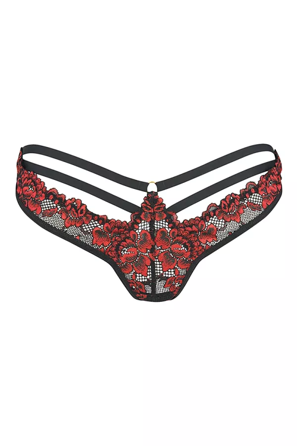 Lace thong V-10038