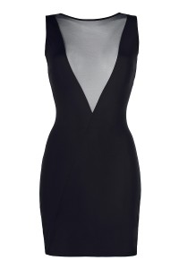 Robe noire V-9209 - Axami