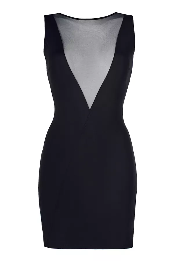 Black dress V-9209