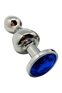 Lollypop Edelstein Plug blau L