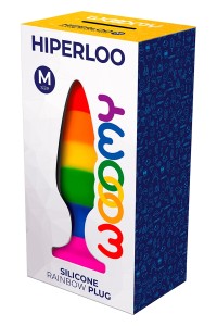 Hiperloo M Regenbogen Stecker