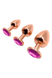 Plug bijou Tralalo rose S - Wooomy