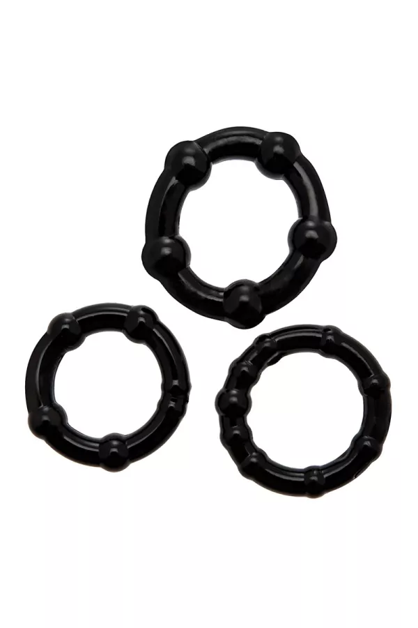 Set 3 Cockrings black Babooom