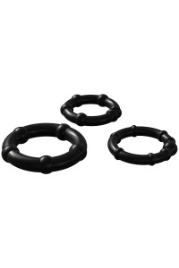 Set 3 Cockrings black Babooom