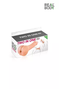 Dildo e masturbatore - Two in one