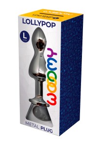 Plug bijou Lollypop transparent L - Wooomy