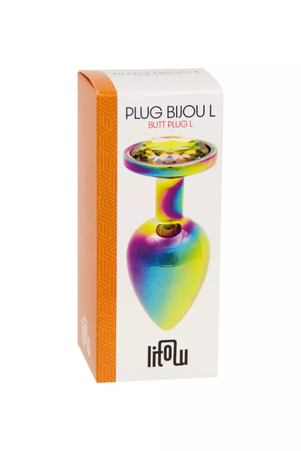 Plug bijou arc-en-ciel L - Litolu