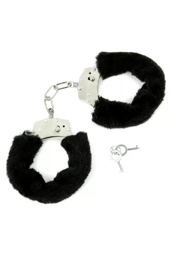 Black fur cuffs