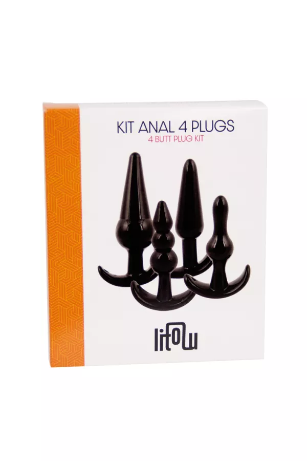 kit allenamento anale 4 plug