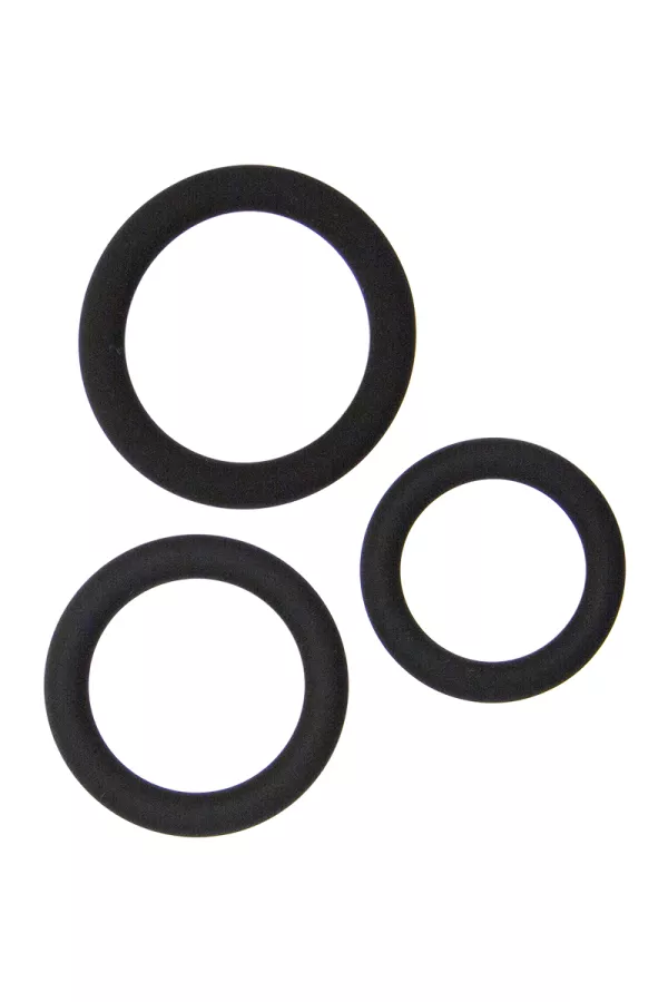 Set 3 cockrings silicone - Litolu