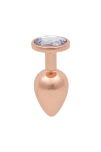 Rose gold jewel plug M