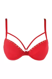 Bra push-up rosso V-10351